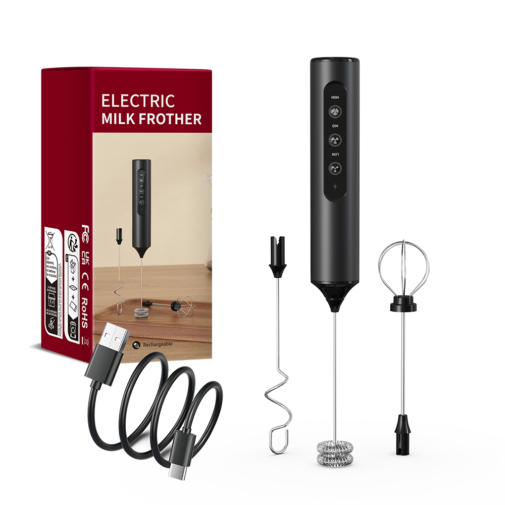 Immersion Hand Blender Set - 무선 전기 미니 우유 거품기 커피