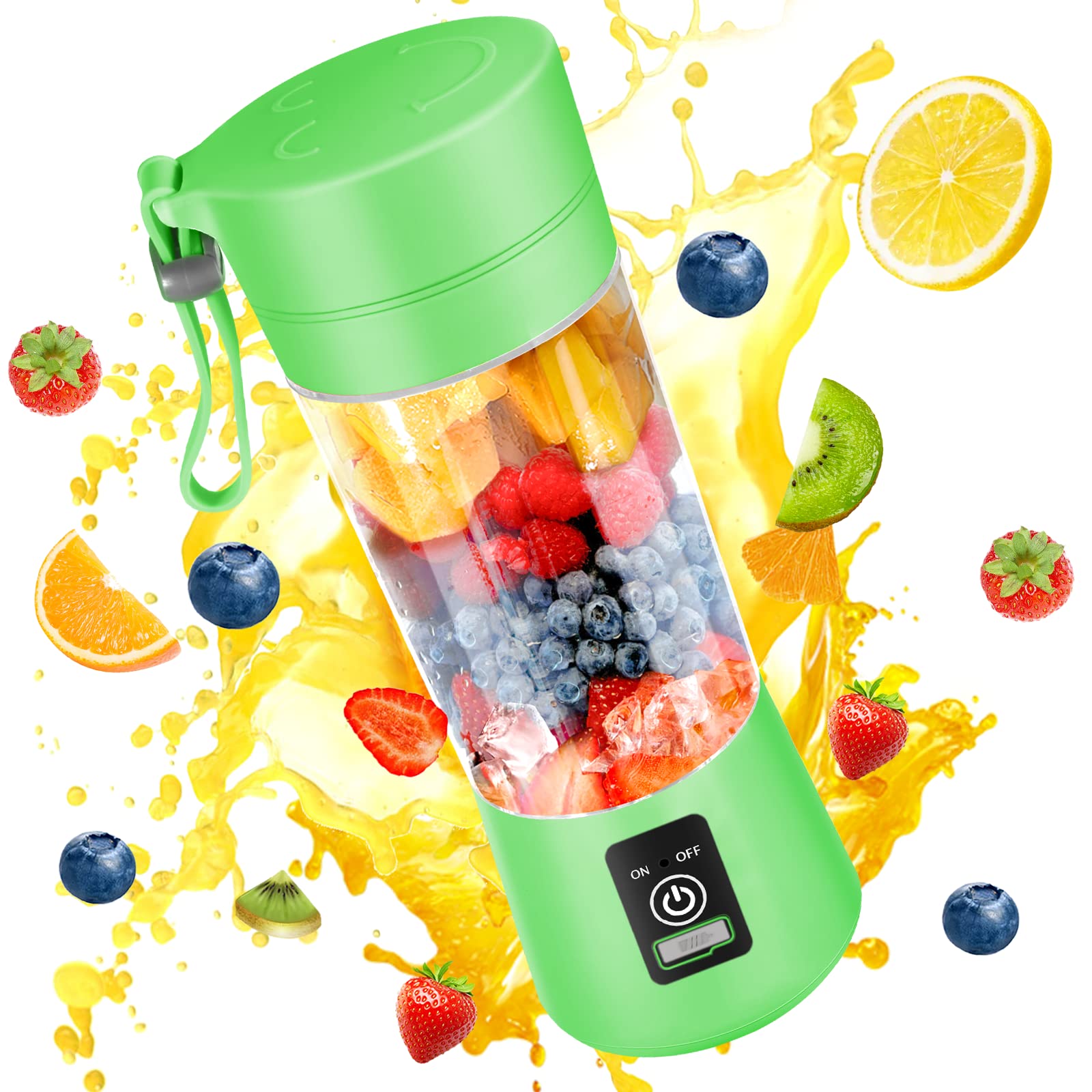 Portable Blender Usb Rechargeable - 휴대용 미니 전기 Juicer 380ml 휴대용