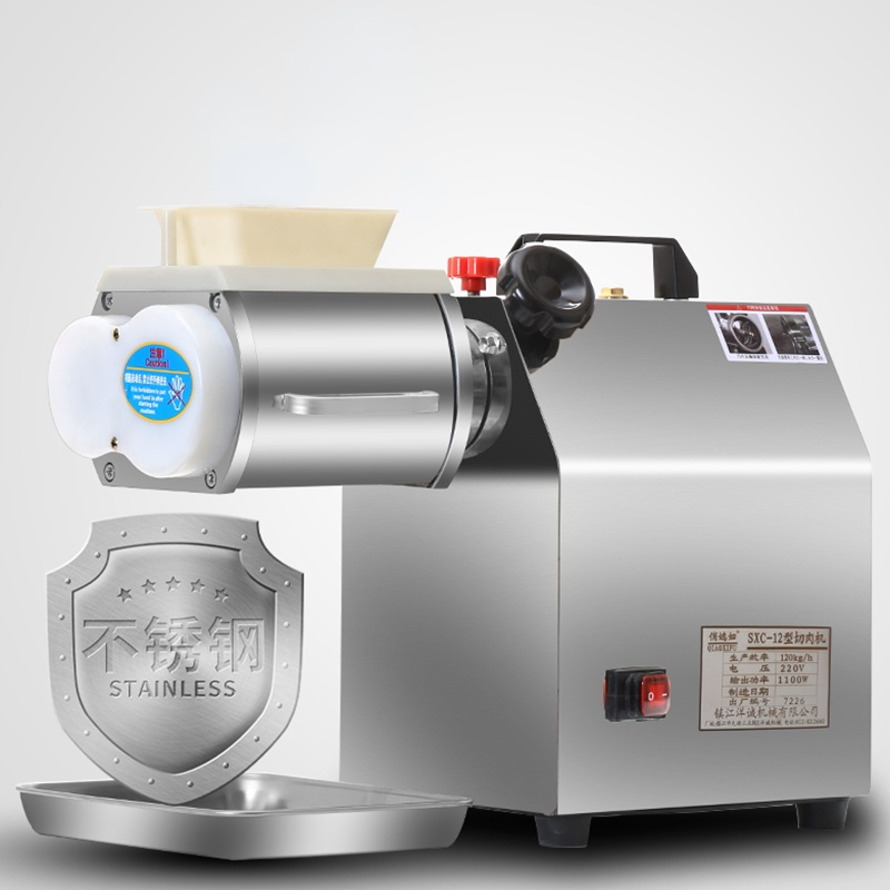 Automatic Meat Slicer Home - 상업용 전기 스테인리스 스틸 고기 슬라이서,