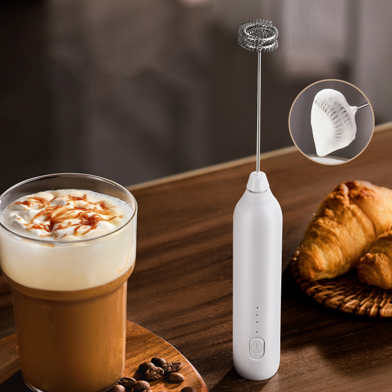 Electric Milk Frother Handheld - 전동 커피 우유 거품기, 가정용 커피
