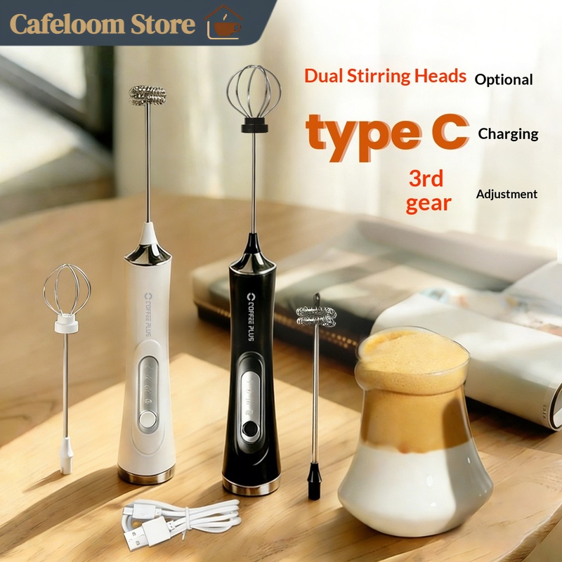 커피 플러스 휴대용 전기 우유 거품기, 무선, USB- - Electric Milk Frother Handheld 리뷰 및 가격