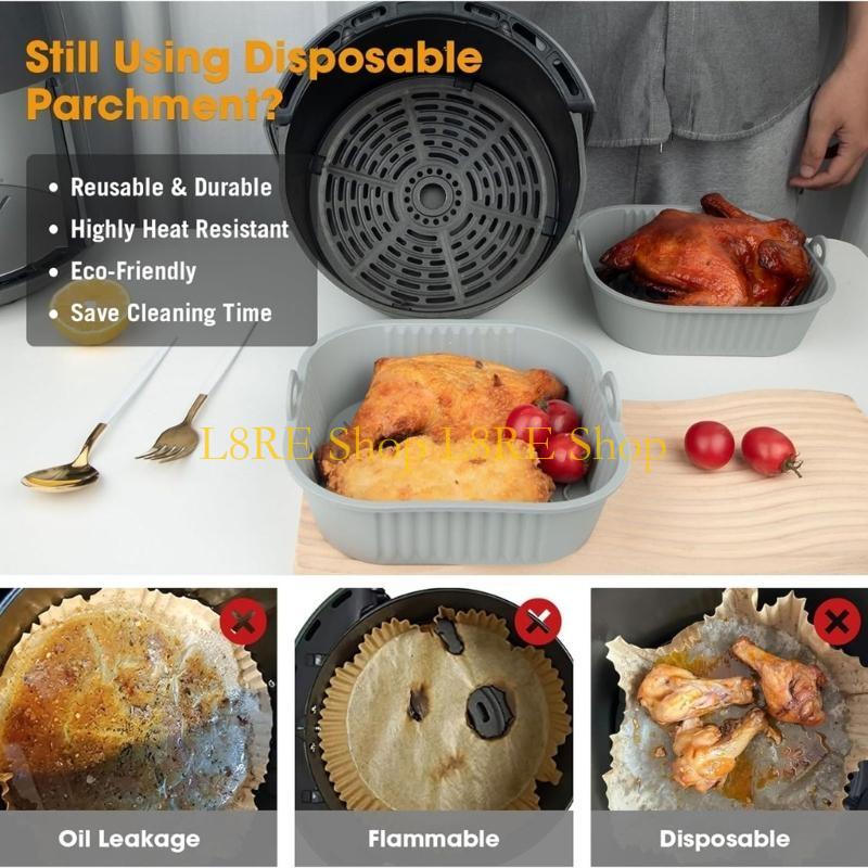 2 개의 실리콘 냄비 라이너의 L8re 팩 에어 프라이 - Air Fryer Silicone Pot Liner 리뷰 및 가격