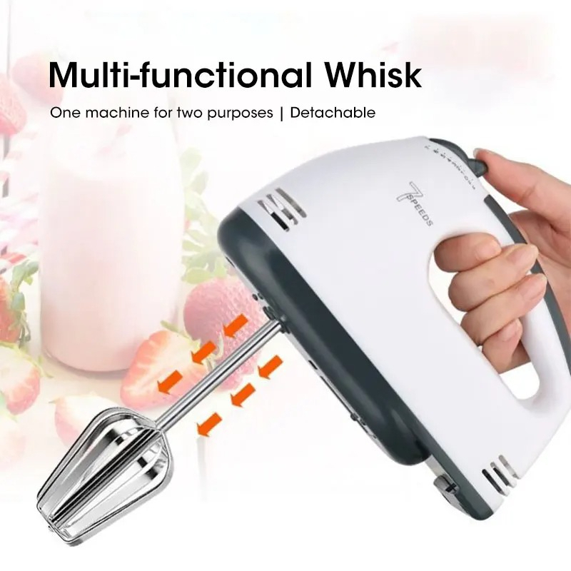 7단 전기 핸드 믹서 자동 블렌더 크림, 계란, 케이크 - Immersion Hand Blender Set 리뷰 및 가격