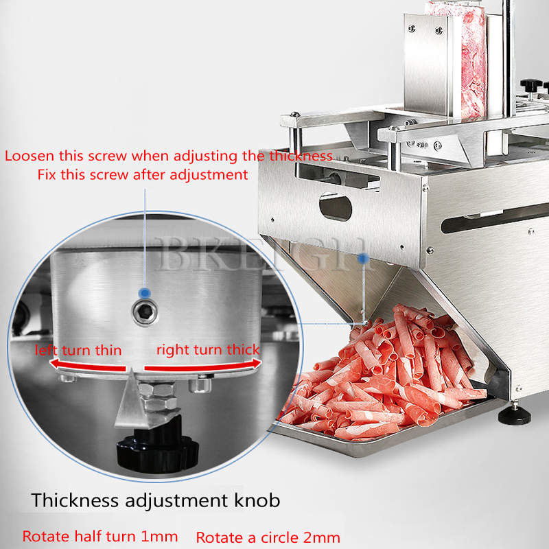 냉동 소시지, 베이컨, 쇠고기, 양고기용 전자동 육류  - Automatic Meat Slicer Home 리뷰 및 가격