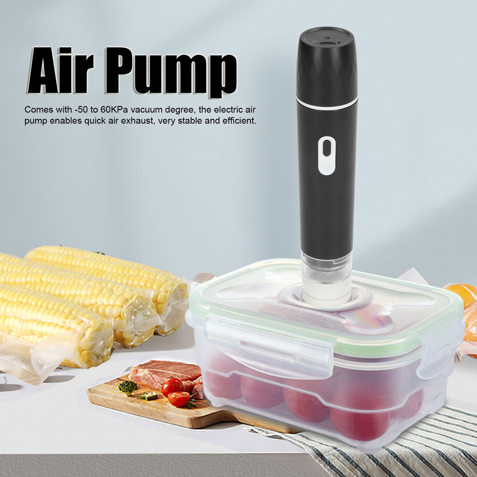 전기 에어 펌프 휴대용 진공 포장기 식품 보관용 에어  - Food Vacuum Sealer Machine 리뷰 및 가격