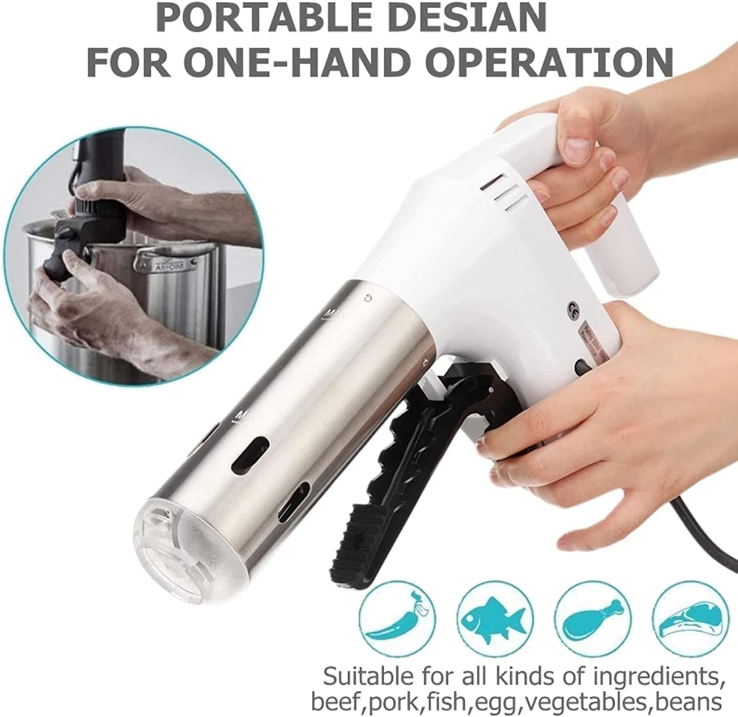 스마트셰프 수비드 머신 1800W WIFI 앱 제어 I - Digital Sous Vide Precision Cooker 리뷰 및 가격
