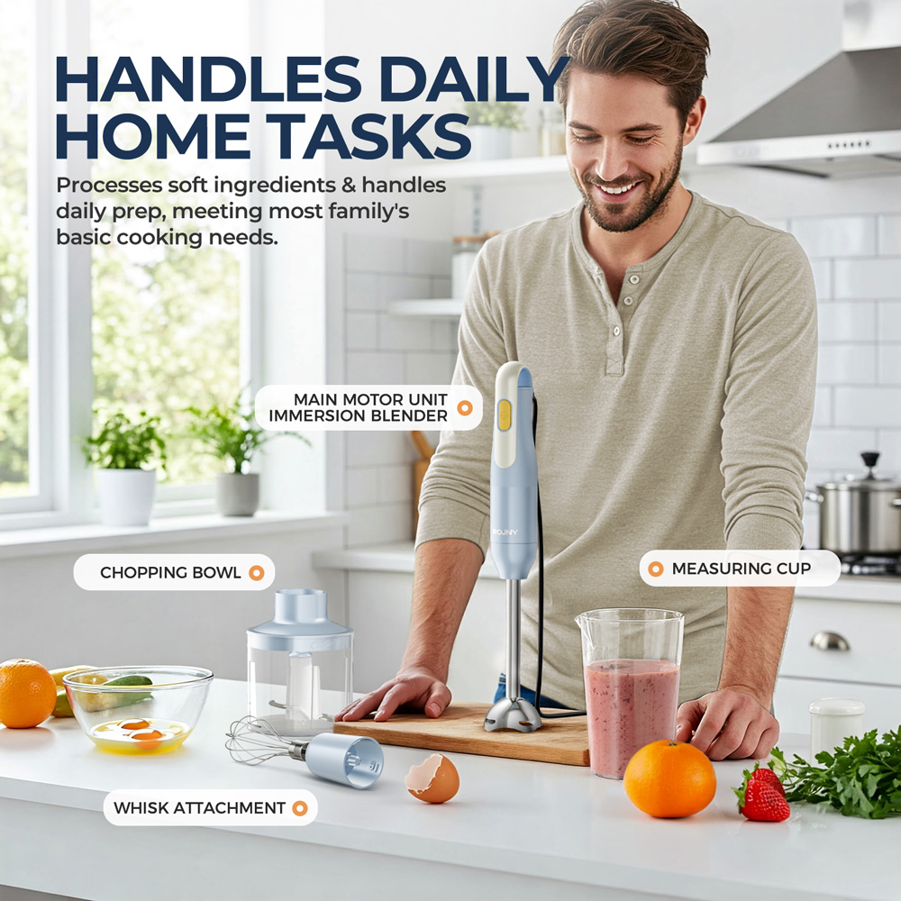 4-in-1 핸드헬드 스틱 블렌더 세트, 주방 음식 혼 - Immersion Hand Blender Set 리뷰 및 가격