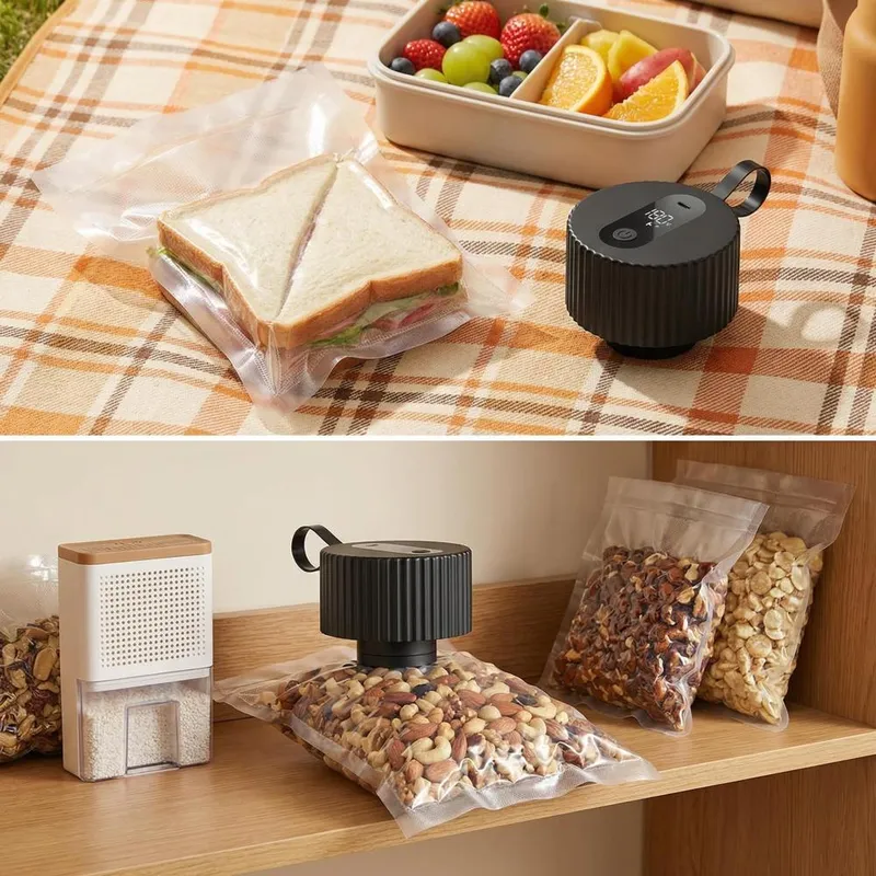전기 메이슨 자 진공 밀봉기 키트 3-in-1 휴대용  - Food Vacuum Sealer Machine 리뷰 및 가격