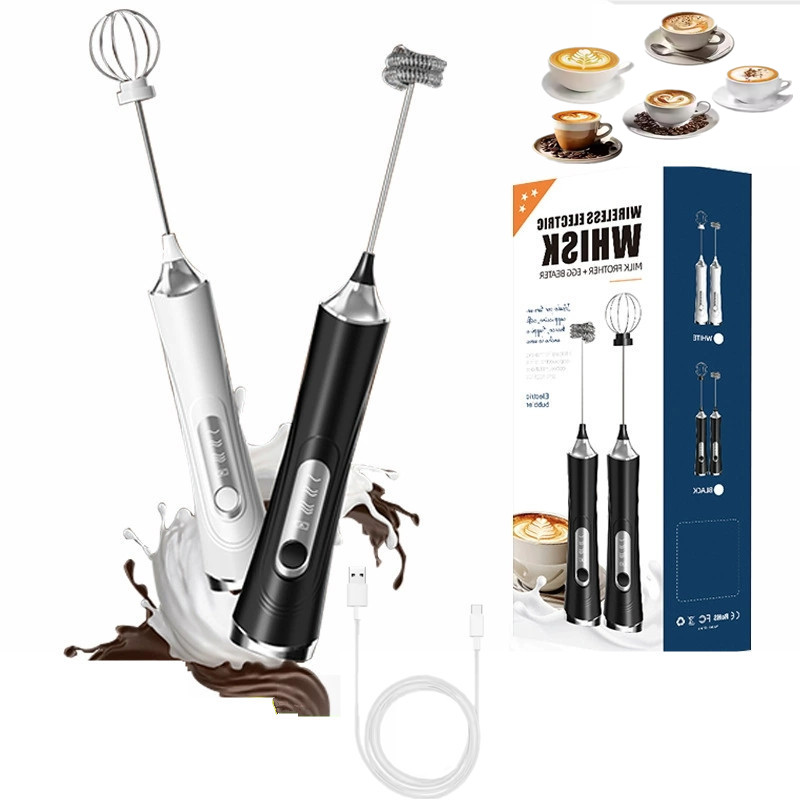 USB 전기 우유 거품기 휴대용 우유 커피 머신 3단  - Electric Milk Frother Handheld 리뷰 및 가격